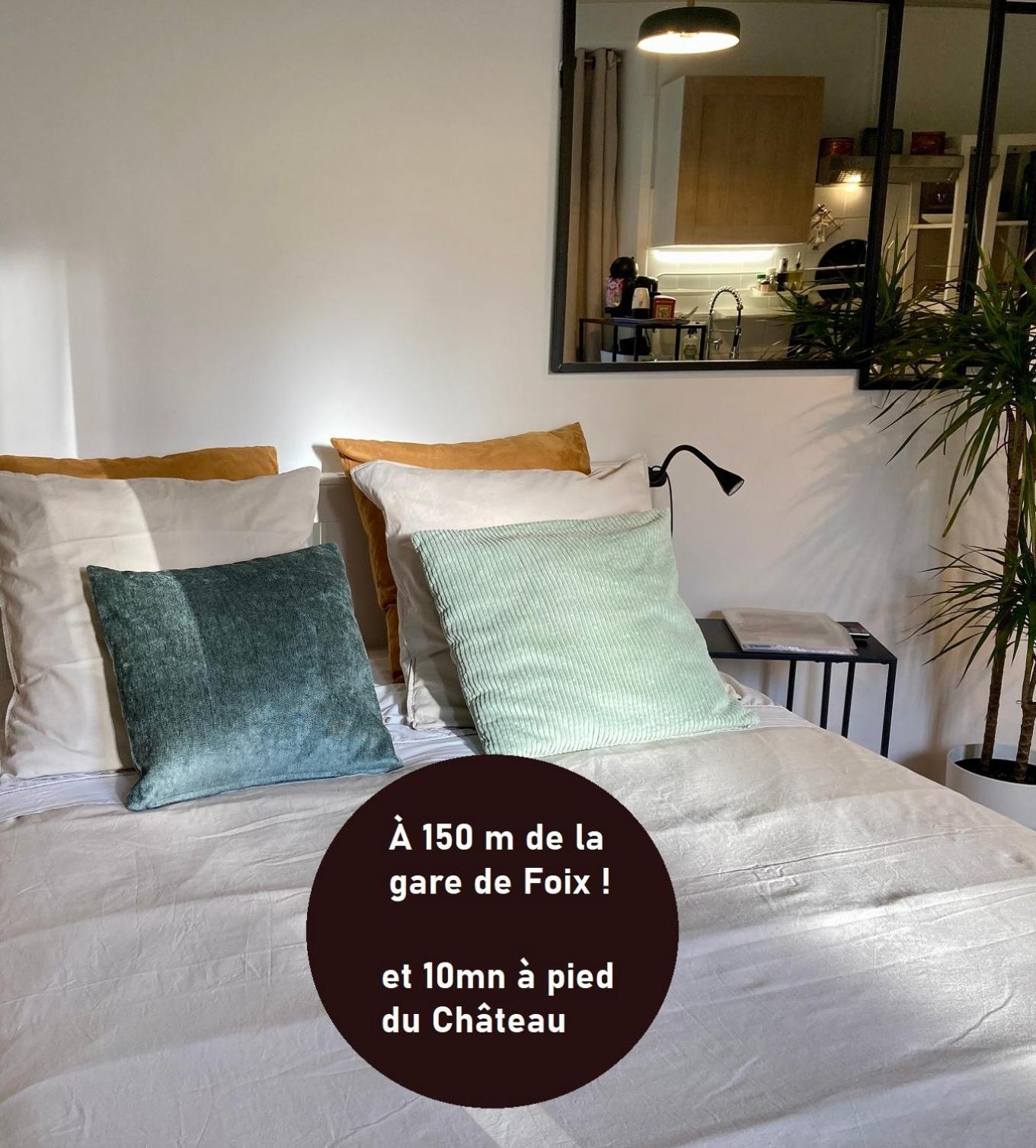 Aux 4 Logis Appart-Hotel - Studio Le City - Petit Dejeuner Inclus 1Ere Nuit Фуа Экстерьер фото